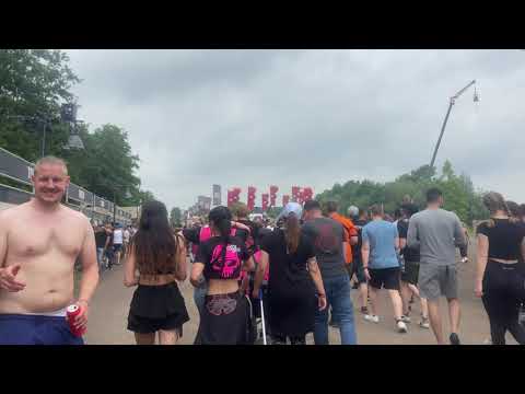 Walking around @ Defqon.1 Weekend Festival 2022 - Day 2 - 24-06-2022 (4K)