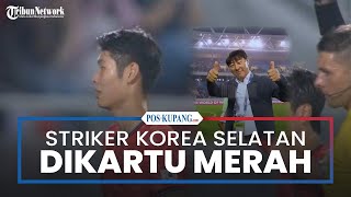 Striker Korea Selatan, Lee Young-jun Dikartu Merah Buntut Pelanggaran ke Justin Hubner