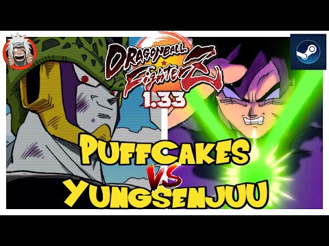 DBFZ PuffCakes vs yung_senjuu (TGohan, GokuUI, Cell) vs (A16, Nappa, BrolyDBS)