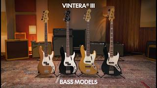 Video thumbnail for Exploring the Vintera III Bass Models | Vintera III | Fender by Fender