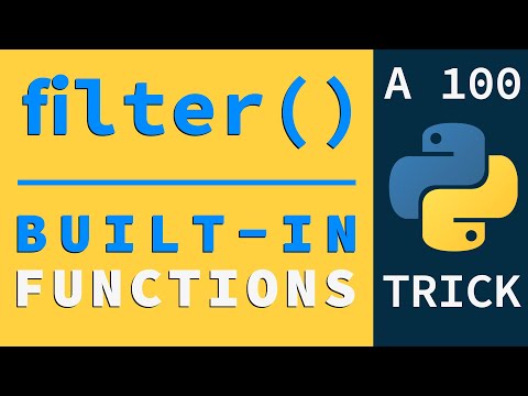 Learn Filter Built In Function In Python