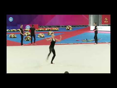 Vlada NIKOLCHENKO hoop training World cup Sofia 2019