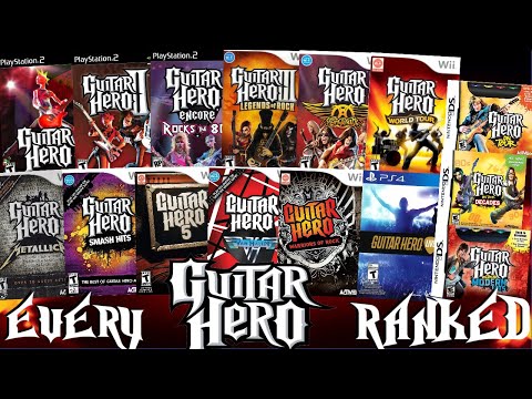 Ranking EVERY Guitar Hero Game From WORST TO BEST (Top 14 Games)