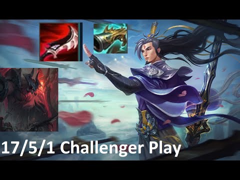 Yi Mid vs Aatrox - CN Challenger Patch 11.3