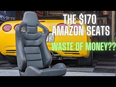 THE $170 ($330 PAIR) AMAZON RACING SEATS FOR THE C5 CORVETTE. OPEN BOX/INSTALL/REVIEW. WORTH IT?