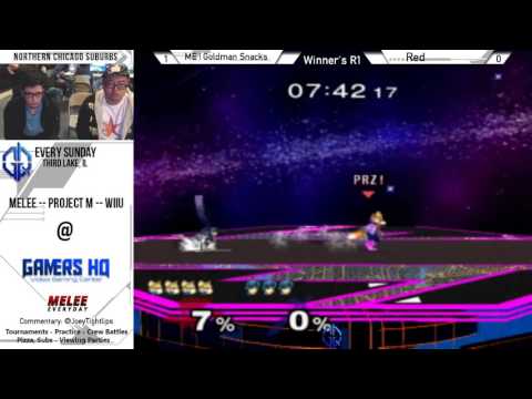 GHQ Weekly [1/31/16] - WR1: ME | Goldman Snacks (Fox) vs. Red (Marth)