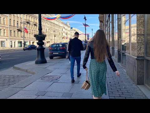 ⭐ New! Beautiful Russian 🇷🇺 Girls!!! Here Is The Real Saint Petersburg - Walking Tour..