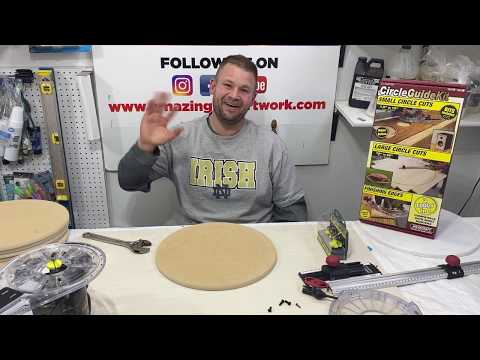 Round-over  Edge For Wood Circle.