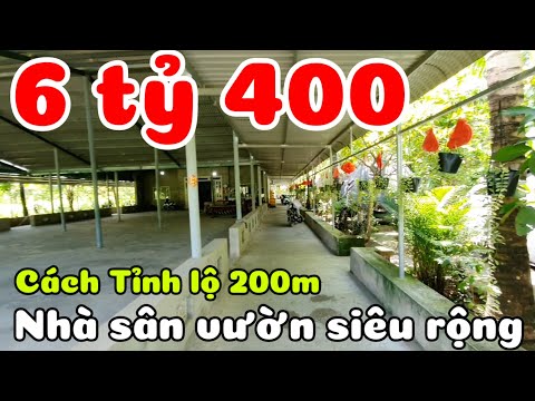 Căn nhà siêu rộng với sân vườn 3.633m2 ở Truông Mít Tây Ninh cách TPHCM 50km giá 6 tỷ 400 triệu