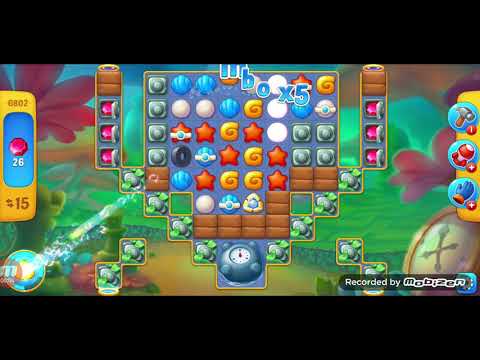 fishdom gameplay / level 6802 / It is like the ads? / thank you 피쉬돔 / 모바일 게임 / 중독성 있는 게임