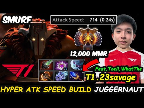 23savage Juggernaut 12K MMR IMBA ATK SPEED BUILD Feat Toeii Dean Kokz Dota 2 pro gameplay
