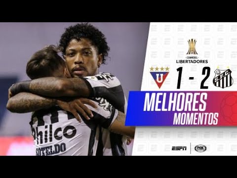 LDU 1 X 2 Santos pela Libertadores! Veja os melhor...
