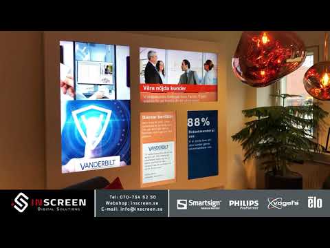 Inscreen mediaproduktion - Happy Boss videovägg