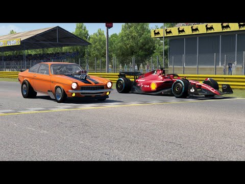 Chevrolet Vega 1971 15622bhp vs F1 Ferrari F1-75 2022 | Drag Race