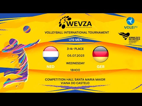 THE NETHERLANDS x GERMANY - 3º/4º PLACE - TORNEIO WEVZA SUB-19