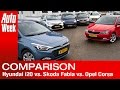 Triotest Skoda Fabia vs Hyundai i20 vs Opel Corsa