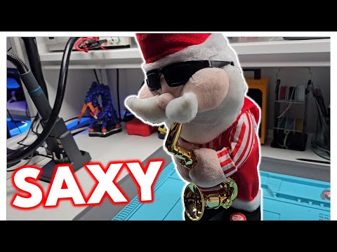 SANTA can't play Sax | Can I FIX him? (SHOULD I fix him?)