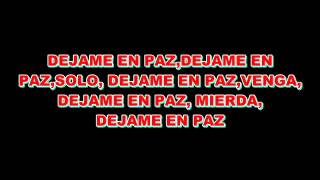 dejame en paz porta ft abram lyrics