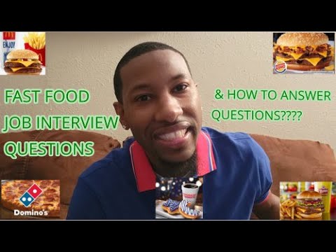 Fast Food Job Interview Questions and Answers For Teens