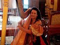 Harpist at Chateau Louise, Banff National Park Sept 2009