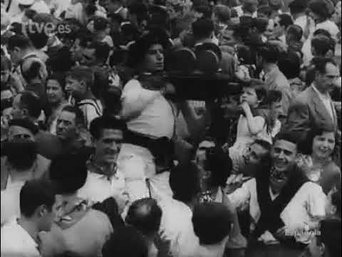 San Fermín encierro historical footage