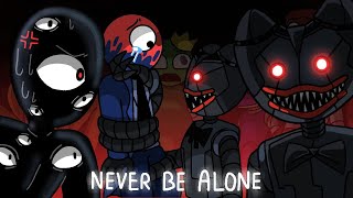 Cover art for Never be alone