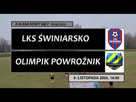 LKS Świniarsko - Olimpik Powroźnik | 9.11.2024