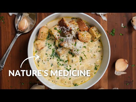 The Ultimate Garlic Soup for Cold Days! 🧄🥣