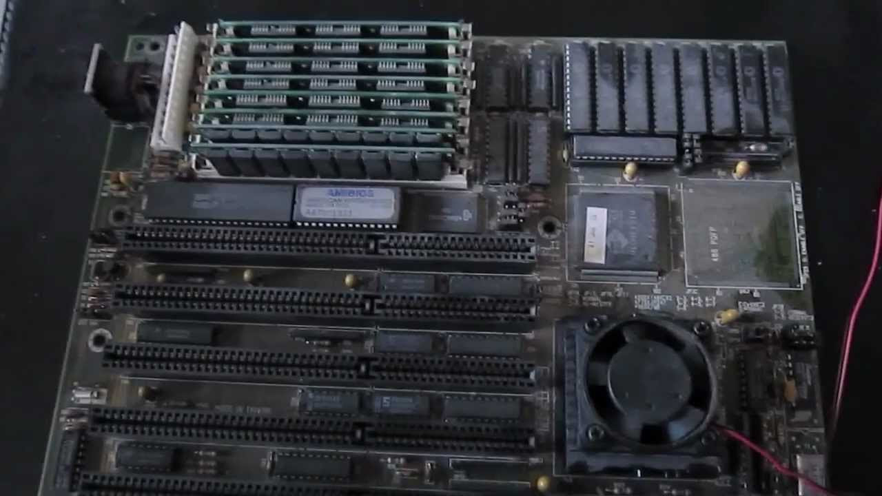 Unichip 486 WB 4407 Rev 1.1 Motherboard Overview