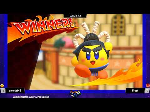 qwertz143 (Beetle/Bell) vs Frost (Whip/Wrestler) - Kirby Fighters India Tournament #7