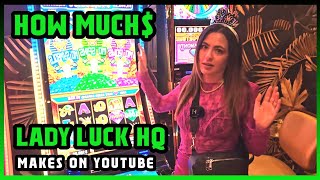 How Much Lady Luck HQ Get paid From YouTube