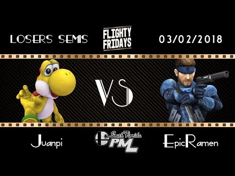Flighty Fridays 6 Project M Loser's Semis - Juanpi vs epicRAMEN