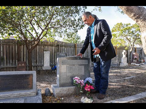 Historical cemetery affected by new section of the border wall in Texas