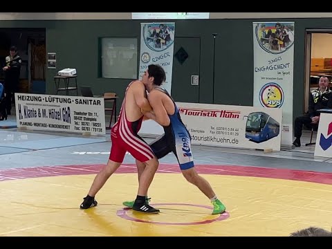 Wrestling / Ringen, LM Sachsen 2023, Junioren, Greco, 82 kg, Walter - Sarhsian