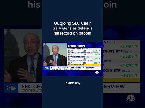 Outgoing SEC Chair Gary Gensler defends his record on bitcoin