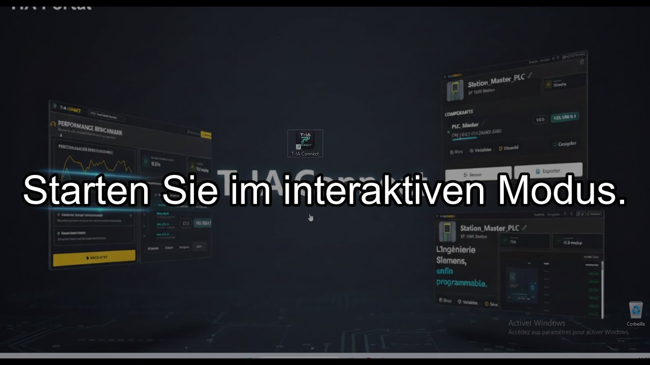 [DE] Lernen Sie, wie Sie im interaktiven Modus mit TIA Connect starten