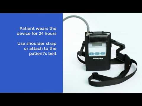 Welch Allyn ABPM 7100 Ambulatory Blood Pressure Monitor Video