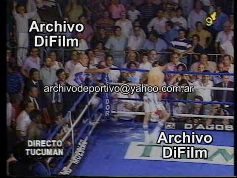 Boxeo Juan Martin Latigo Coggi vs Gonzalez - DiFilm 1993
