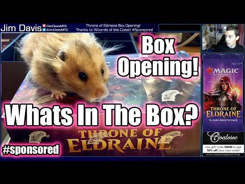 What's In The Box? Zibby Helps Us Open A Throne Of Eldraine Booster Box! #sponsored