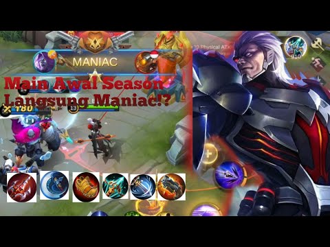 MAIN AWAL SEASON PAKAI MOSKOV LANGSUNG DAPAT MANIAC?!!-Mobile Legends- #moskov #ml #mobilegend