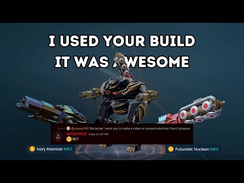 I used the Atomizer Nucleon Fenrir & it blew my mind (War Robots)