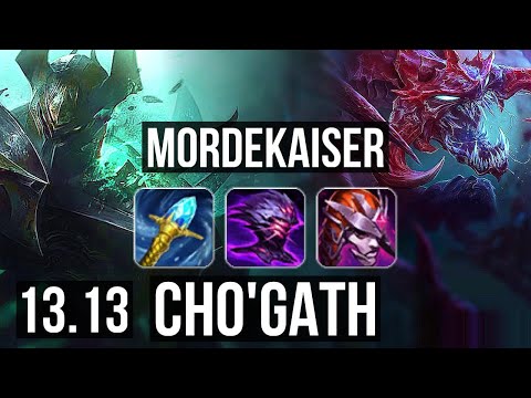 MORDE vs CHO (TOP) | 6 solo kills, Godlike, 8/2/3, 300+ games | EUW Master | 13.13