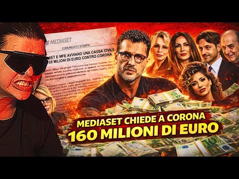 Mediaset chiede a Fabrizio Corona 160 Milioni di Euro di danni per Falsissimo