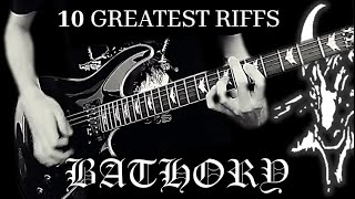 10 GREATEST RIFFS by BATHORY | Instrumental compilation by theLostonEarth | In Memory of Quorthon