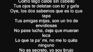 Plan B Ft. Tego Calderon - Es Un Secreto Remix Letra Lyrics