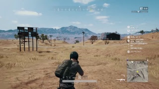 ガチ初心者のPUBG！