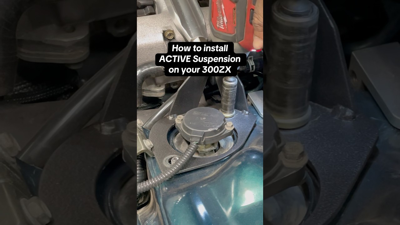 How to get active suspension on a twin turbo 300zx using tein coilovers and EDFC