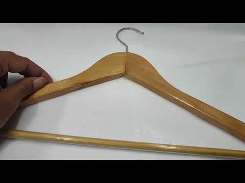 Wooden cloth hanger, for hanging clothes