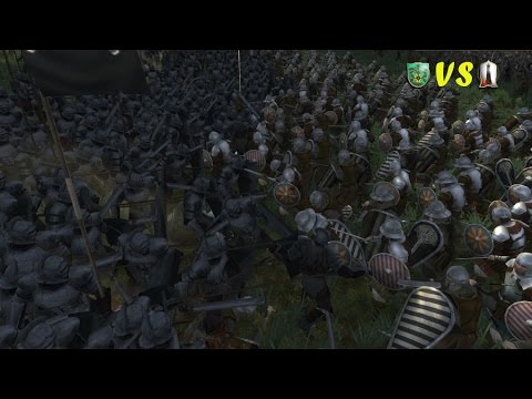 Third Age: Total War - COURAGE OF FREE MEN (1v1 pitch replay)
