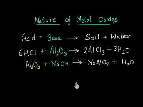 Nature of metal oxides | Metals and Non metals | Chemistry | Khan Academy